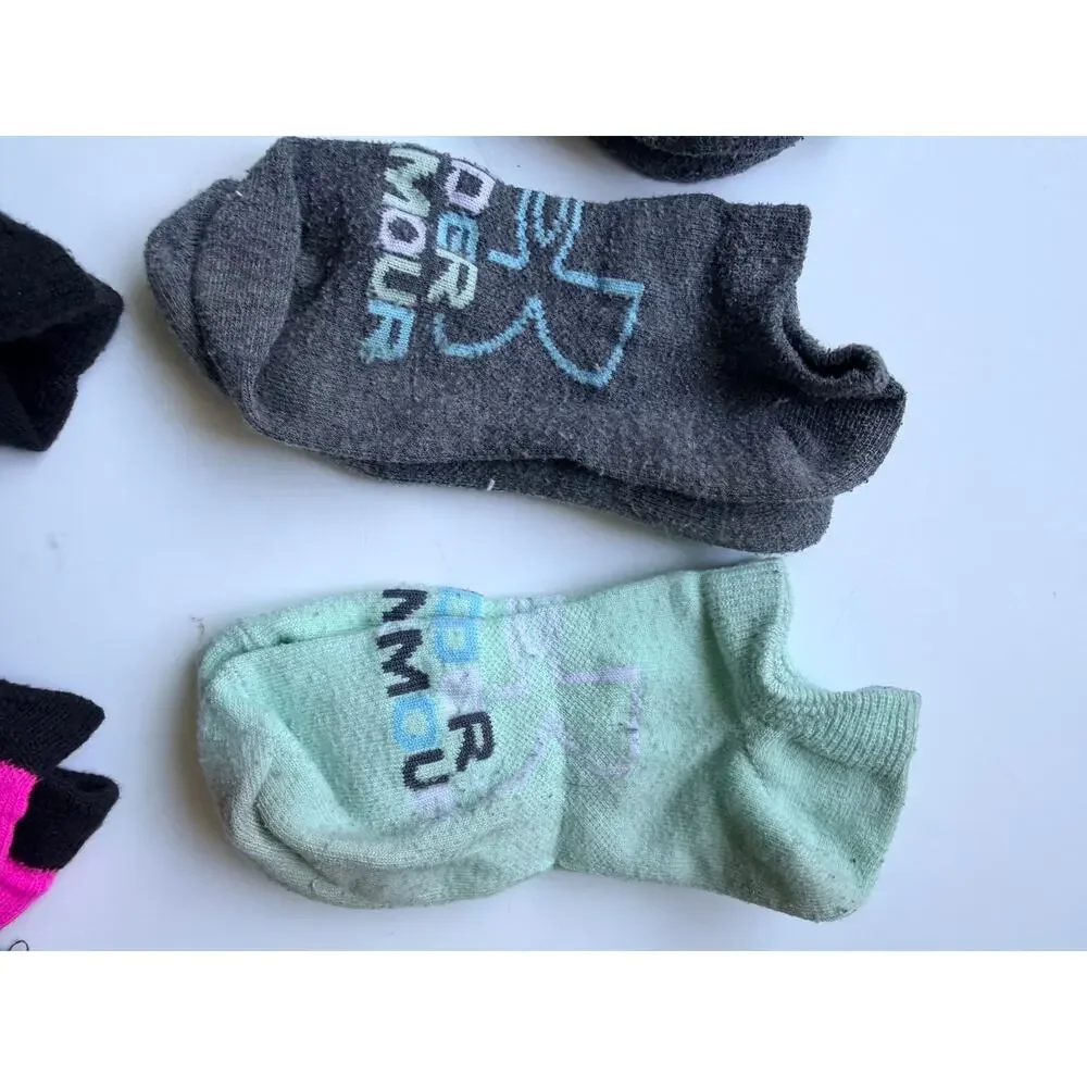 Under Armour Girl's Socks Bundle - 6 Pairs!